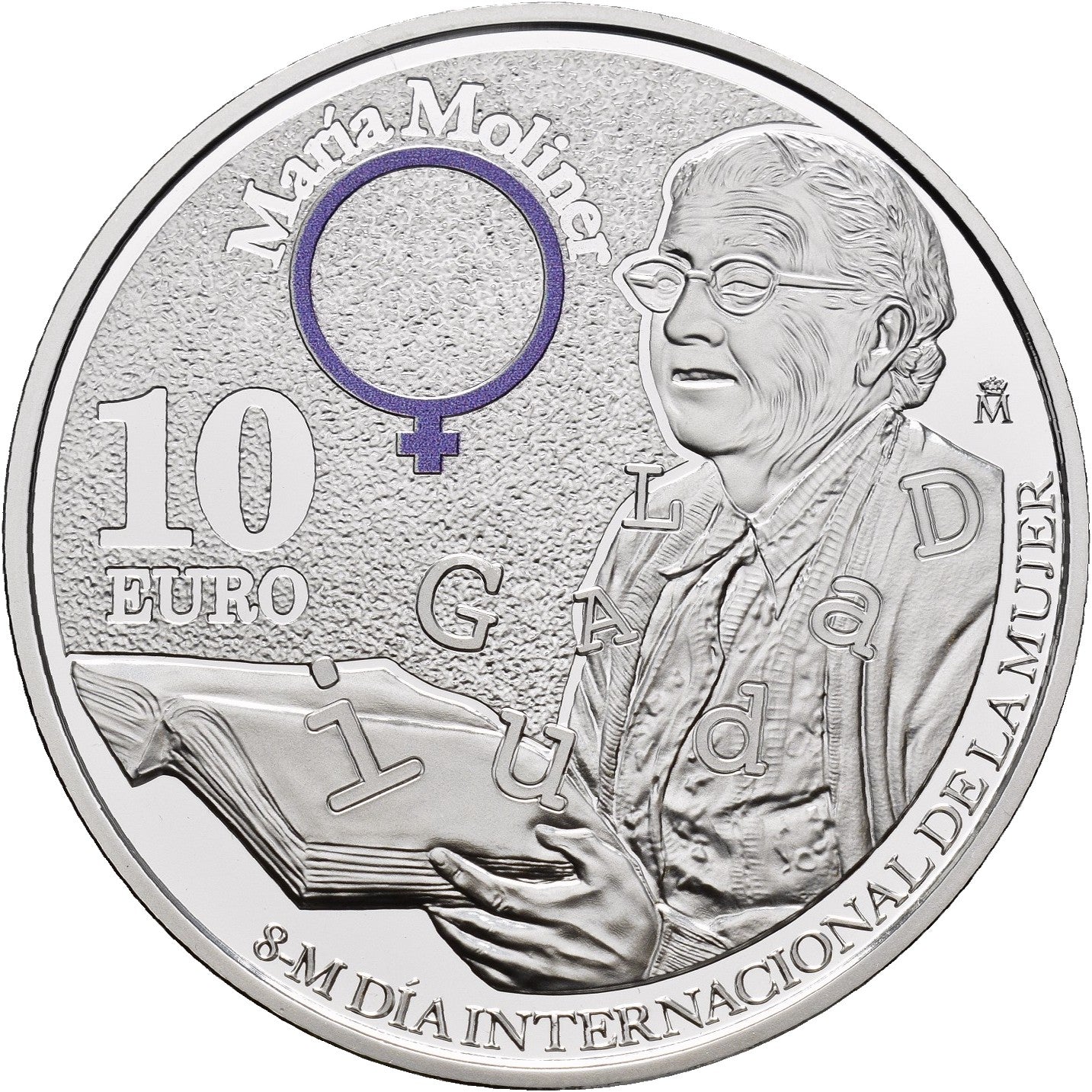 2025 Women's Day "Maria Moliner" - 10€ Spain Proof